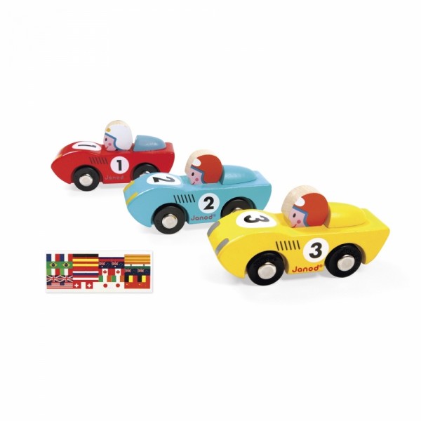 Игровой набор с треком Janod Гонки J08554