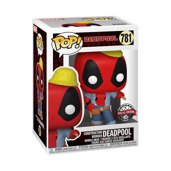 Коллекционная фигурка Funko POP! Bobble Marvel Deadpool 30th Construction Worker (Exc) 54688