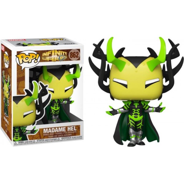 Коллекционная Фигурка Funko POP! Marvel Avengers Infinity Warps Madame Hel Мадам маска 52010