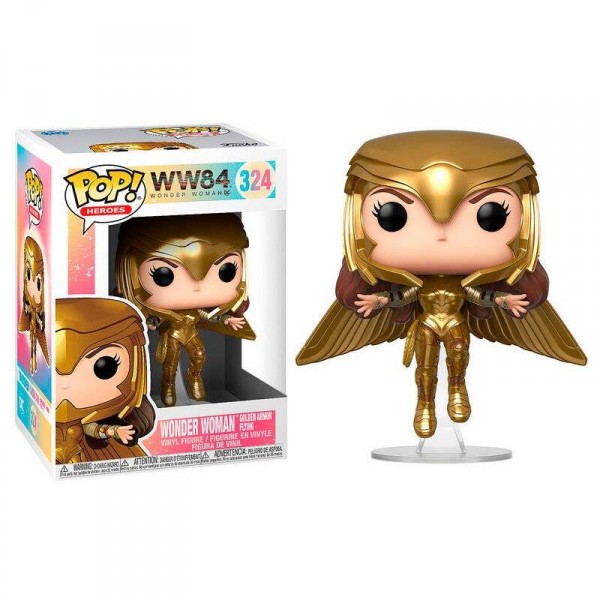 Коллекционная фигурка Funko POP! Vinyl: DC: 84: Wonder Woman (Gold Flying Pose) (MT) 46660