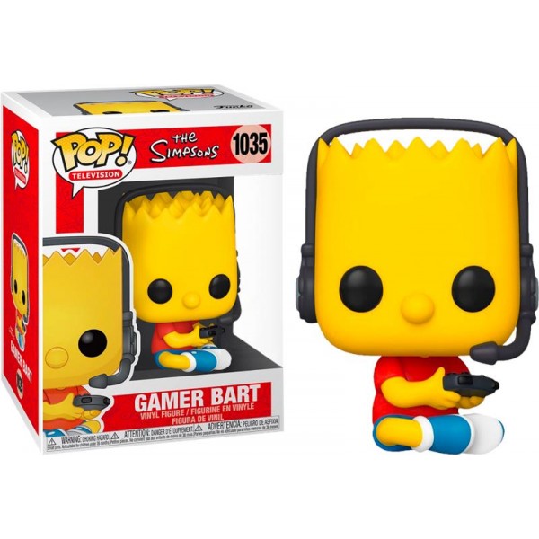 Коллекционная фигурка Funko POP! Vinyl: Simpsons: Gamer Bart (Exc) 48849