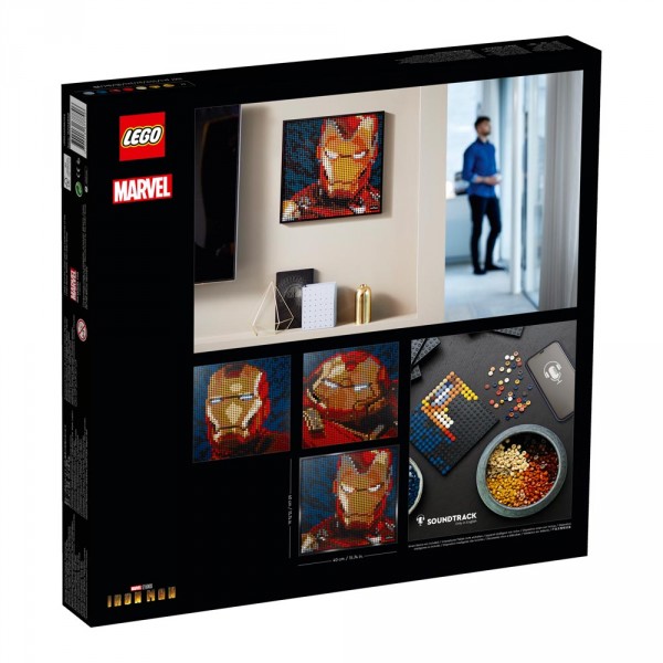 Конструктор LEGO Art Marvel studios Железный человек 31199