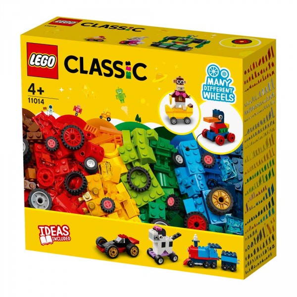 Конструктор LEGO Classic Кубики и колёса 11014