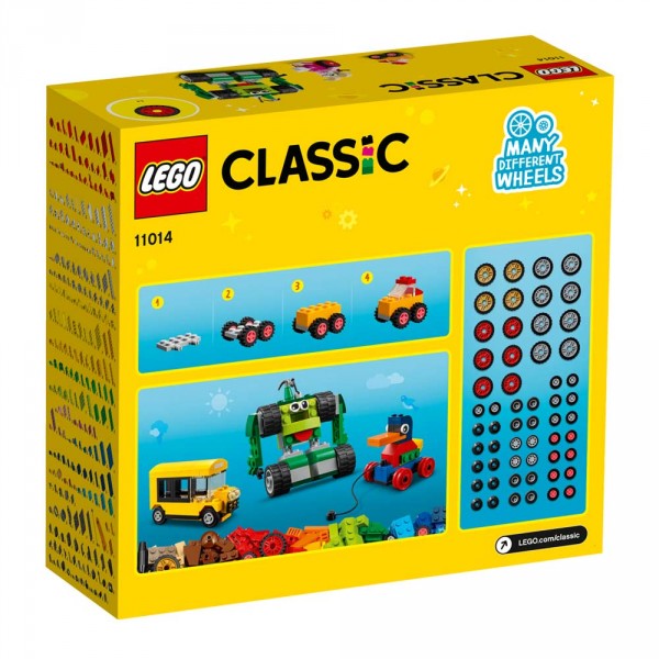 Конструктор LEGO Classic Кубики и колёса 11014