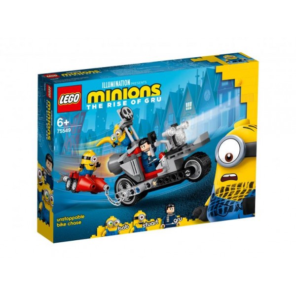 Конструктор LEGO Minions Неудержимая погоня на мотоцикле 75549