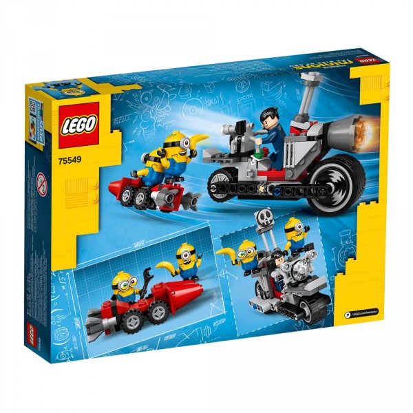 Конструктор LEGO Minions Неудержимая погоня на мотоцикле 75549