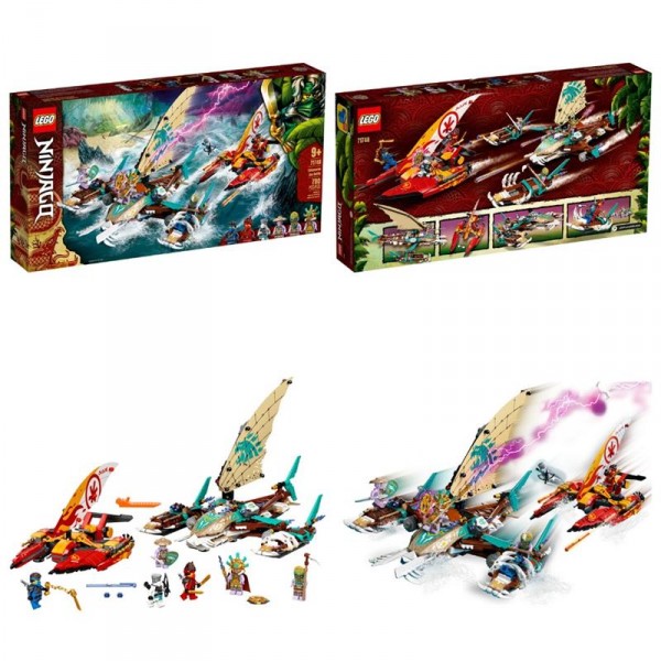 Конструктор LEGO Ninjago Морская битва на катамаране 71748
