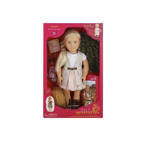 Кукла Our Generation Deluxe Найя 46 см- любительница сафари BD31164ATZ