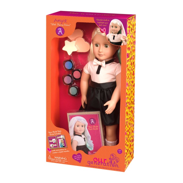 Кукла Our Generation Модный колорист Эми с аксессуарами 46 см BD31084Z