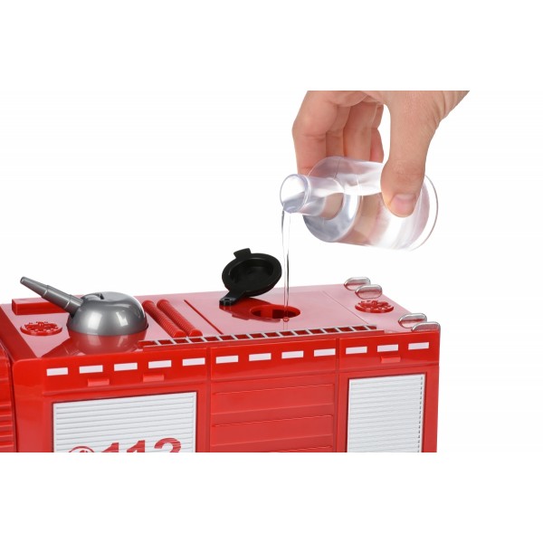 Машинка на радиоуправлении Same Toy Пожарная машина с распыльтелем воды E572-003