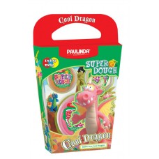 Масса для лепки Paulinda Super Dough Cool Dragon Дракон розовый PL-081378-15