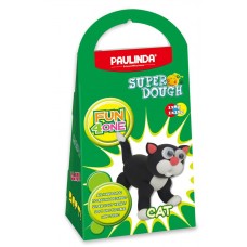 Масса для лепки Paulinda Super Dough Fun4one Кот (подвижные глаза) PL-1561