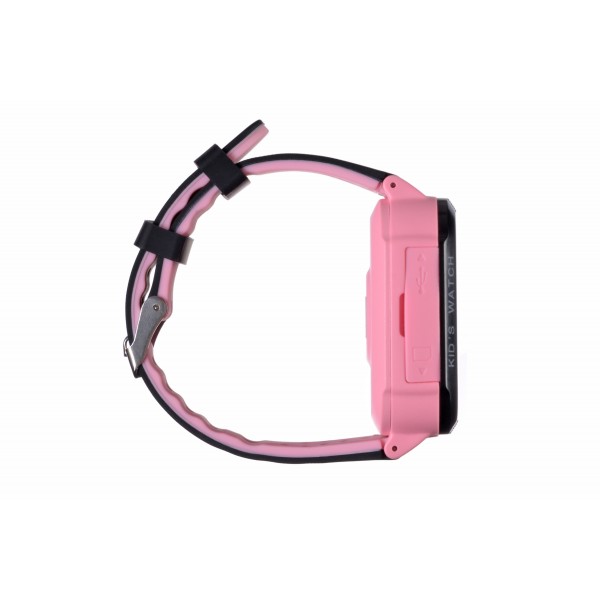 Детские телефон-часы с GPS трекером GOGPS ME K12 Розовые