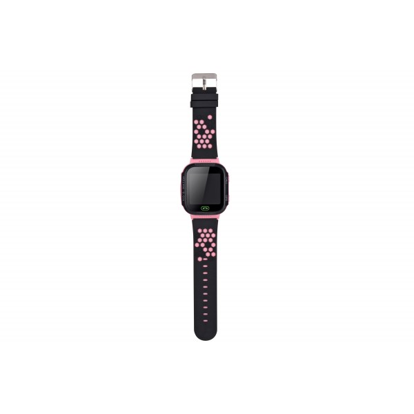 Детские телефон-часы с GPS трекером GOGPS ME K12 Розовые