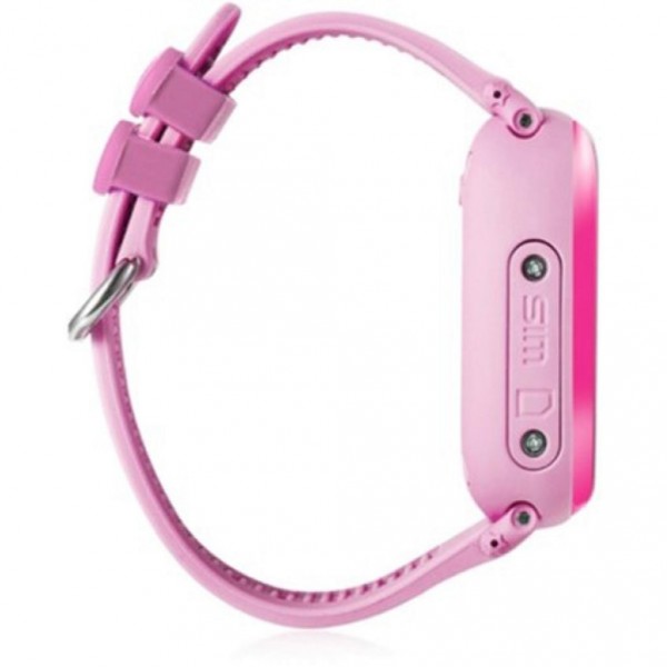 Детские телефон-часы с GPS трекером GOGPS ME K25 Розовые