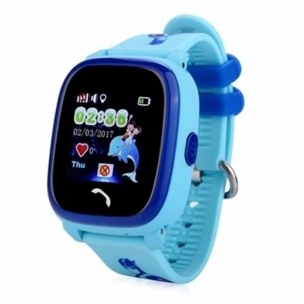 Детские телефон-часы с GPS трекером GOGPS ME K25 Синие