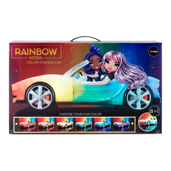 Машинка для куклы Rainbow High - Разноцветное сияние авто 574316