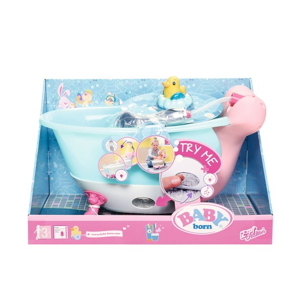 Автоматическая ванночка для куклы Baby Born - Веселое Купание (свет, звук) 824610