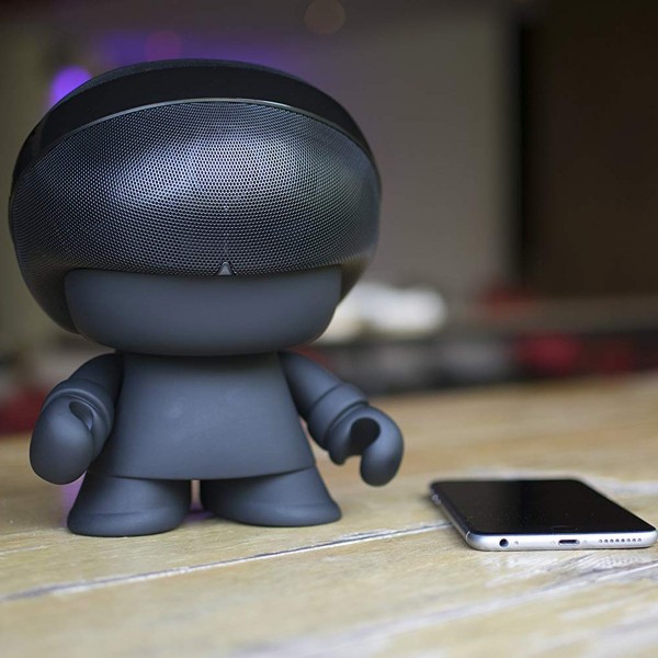 Акуст. стереосистема Xoopar - Grand Xboy (20 cm,чёрн.,Bluetooth,микроф,аудио&USB-каб.,LED) XBOY31009.21R