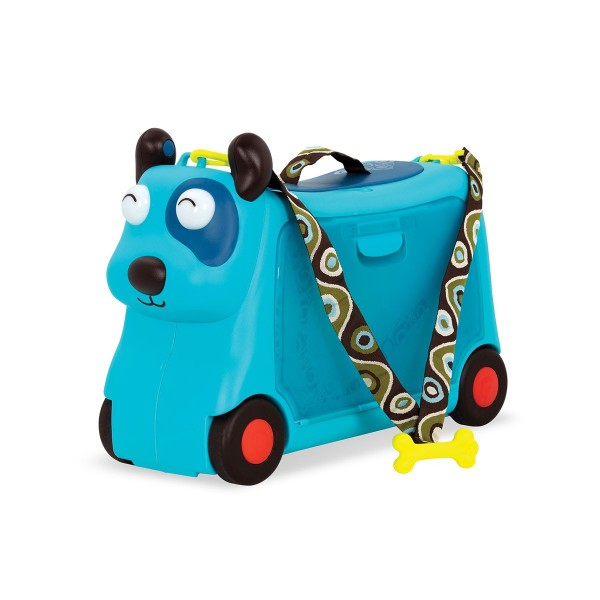Детский чемодан-каталка для путешествий - Песик-Турист BX1572Z
