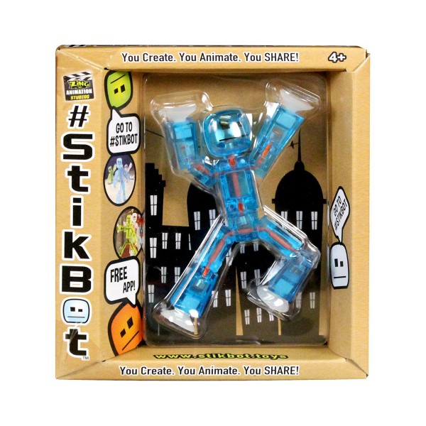 Фигурка для анимационного творчества Stikbot S1 (синий) TST616Bl