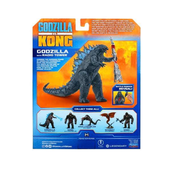Фигурка Godzilla vs. Kong - Годзилла с радиовышкой 35301