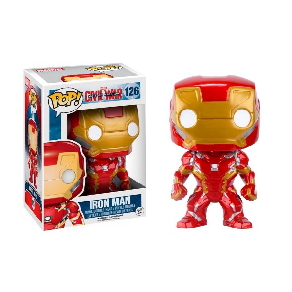 Игровая фигурка Funko Pop! cерии "Первый мститель: Противостояние" - Железный Человек 7224