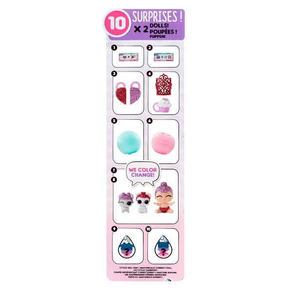 Игровой набор с куклой LOL Surprise! серии"Color change Me&My"2в1-Сестричка и питомец Лол 580768