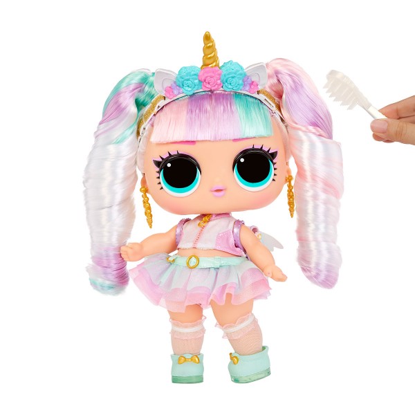 Игровой набор с мега куклой LOL Surprise "Big Baby Hair Hair Hair" - Единорог Лол 579717