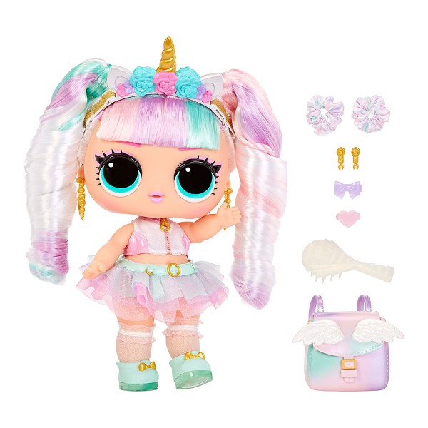 Игровой набор с мега куклой LOL Surprise "Big Baby Hair Hair Hair" - Единорог Лол 579717