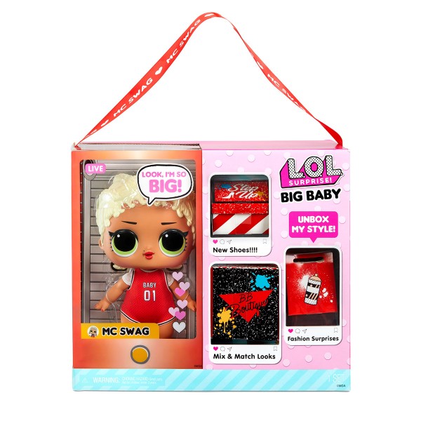 Игровой набор с мегакуклой LOL Surprise! Big B.B.Doll - Леди-DJ-Диджей 577461