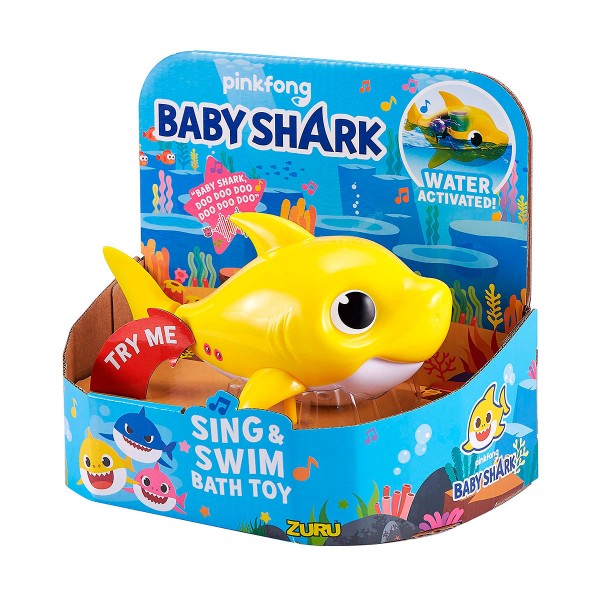 Интерактивная игрушка для ванны Robo Alive серии "Junior" - Baby Shark 25282Y