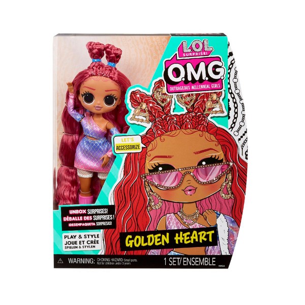 Кукла LOL Surprise! серии "O.M.G." S7- Золотое сердце Лол 588511