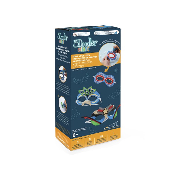 Набор аксессуаров для 3D-ручки 3Doodler Start – Маскарад 8SMKMASK3R