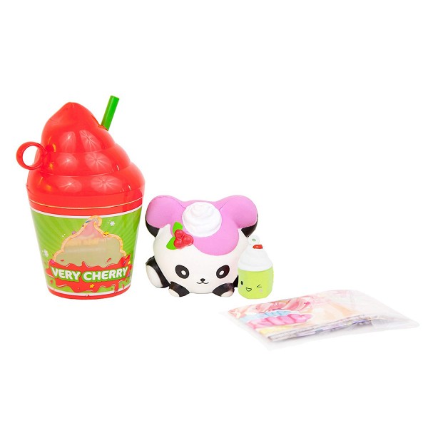 Набор ароматных игрушек-антистресс Smooshy Mushy-Сквиш-Мякиш серии"СТАКАНЧИК СМУЗИ"S2(2 сквиши,акс.) 174933-R2N