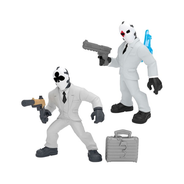 Набор игровых фигурок Fortnite - Козырь с красной маской Бубны и Козырь с черной Маской Трефы 63542
