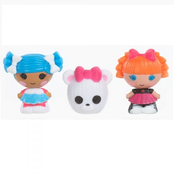 Набор с куклами КРОШКАМИ LALALOOPSY - СНЕЖИНКА И УМНИЦА ОТЛИЧНИЦА (2 куклы, питомец) 531531