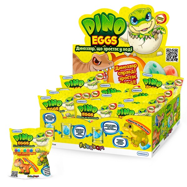 Растущая игрушка в яйце «Dino Eggs» - Динозавры T110-2018-CDU