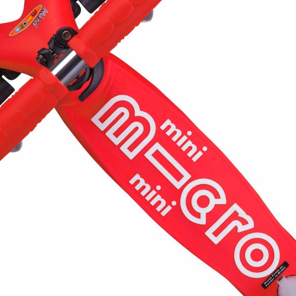 Самокат MICRO серии "Mini Deluxe" - Красный LED MMD052