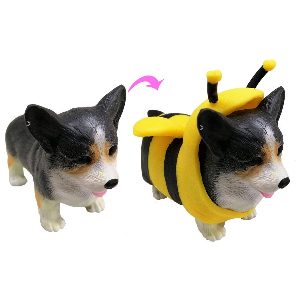 Стретч-игрушка Dress your Puppy S1 - Щенок в костюмчике (корги-пчёлка) 0222-7
