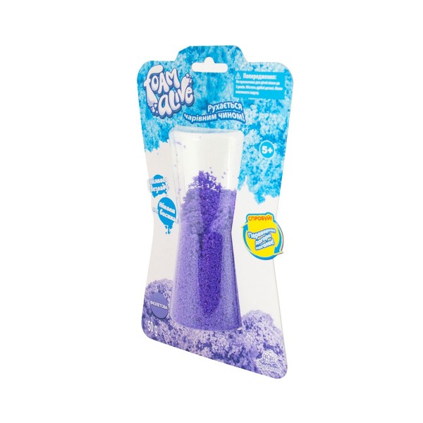 Воздушная пена для детского творчества Foam Alive - яркие цвета - Фиолетовая 5902-3