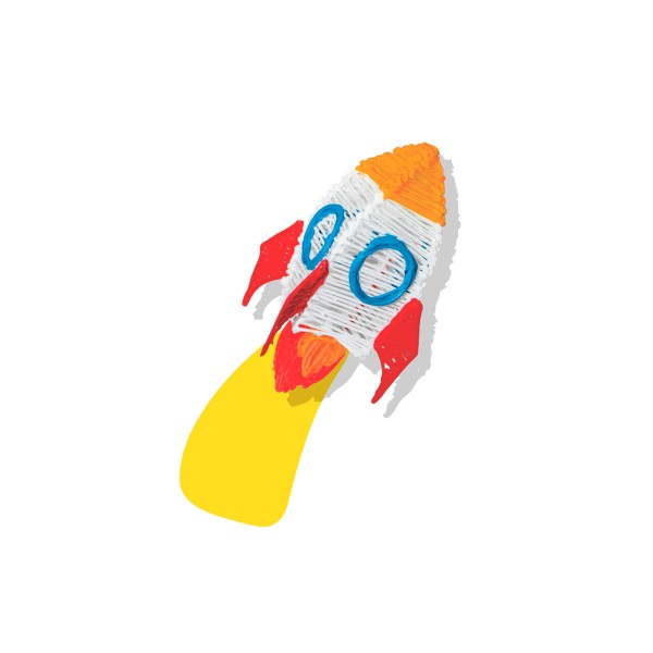3D-ручка 3Doodler Start Plus для детского творчества базовый набор - Креатив SPLUS