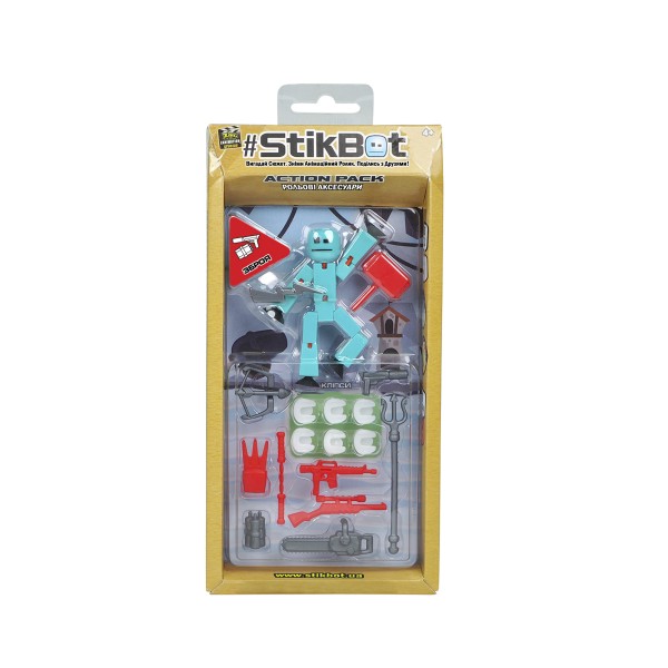Фигурка для анимационного творчества Stikbot S2 - Оружие TST620W-2