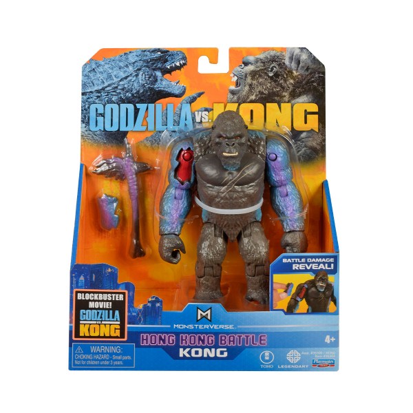 Фигурка Godzilla vs. Kong - Конг с боевыми ранами и топором 35354
