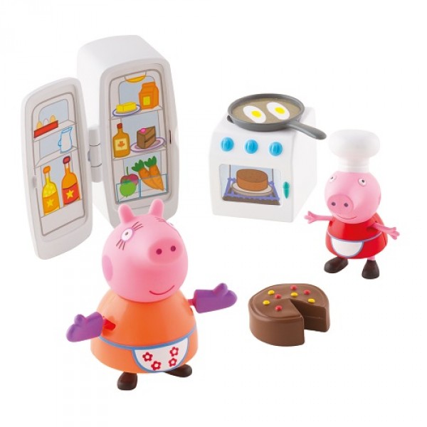 Игровой мини-набор Peppa - Кухня Пеппы (кухонная техника, 2 фигурки) 6148