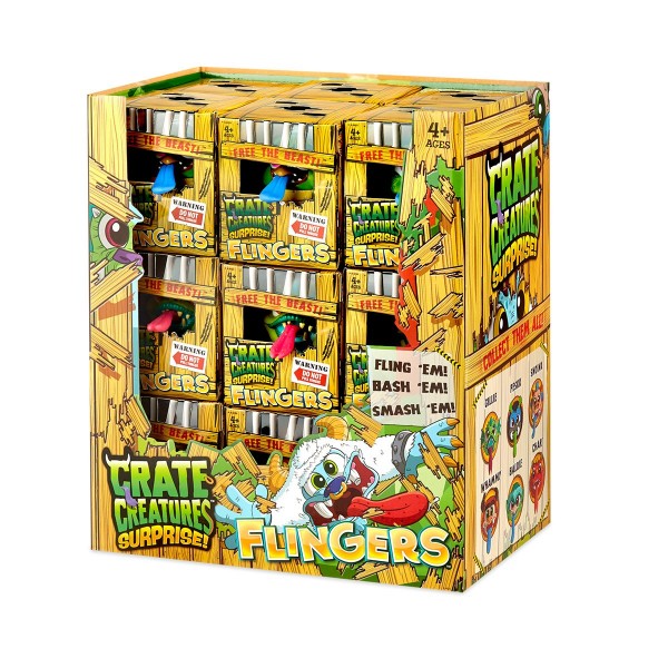 Интерактивная Игрушка Crate Creatures Surprise! Серии "Flingers" - Снорт Хог 551805-SN