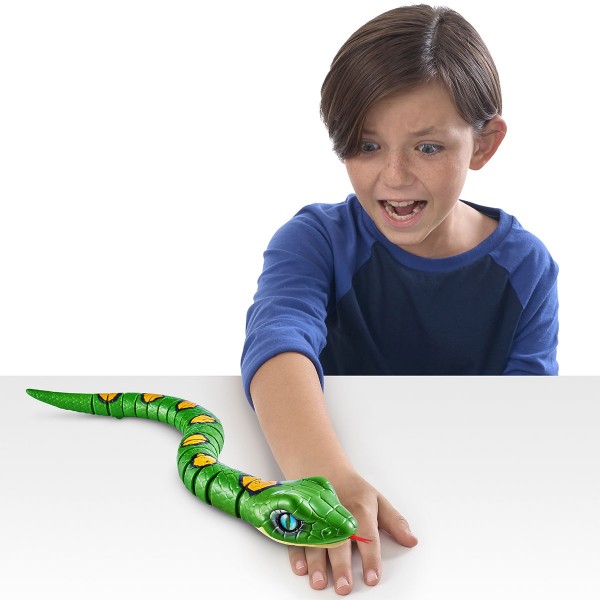Интерактивная игрушка Robo Alive - Зеленая змея 7150-1