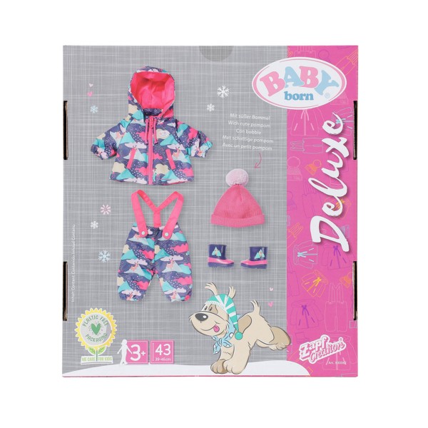 Набор одежды для куклы Baby Born Deluxe - Снежная зима 830062