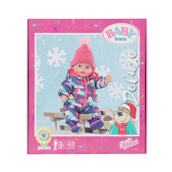 Набор одежды для куклы Baby Born Deluxe - Снежная зима 830062