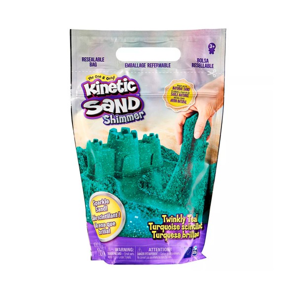Песок для детского творчества - Kinetic Sand Бирюзовый блеск (907 g) 71489T